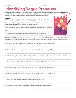 Identifying the Vague Pronoun