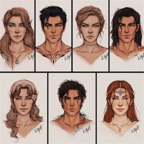 Illustrations of the Characters