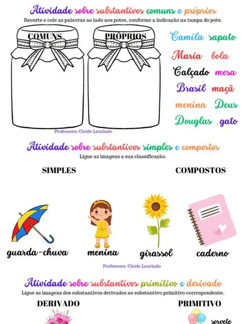 Imagem com Substantivo de 8 Letras