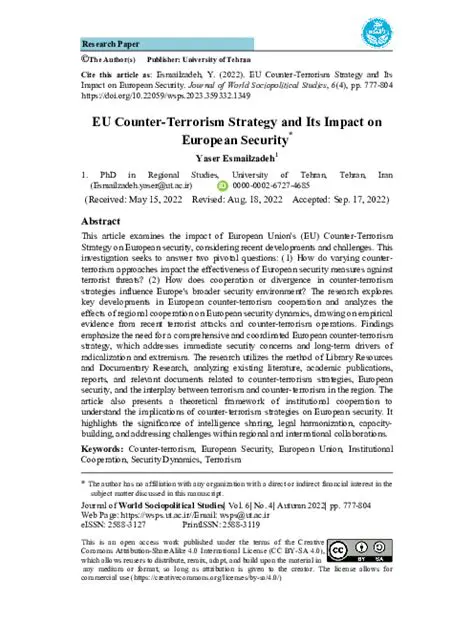 Impact on European Security