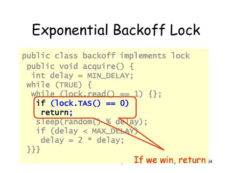 Implement exponential backoff