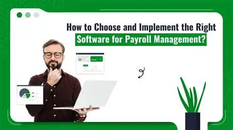 Implement integrated payroll software