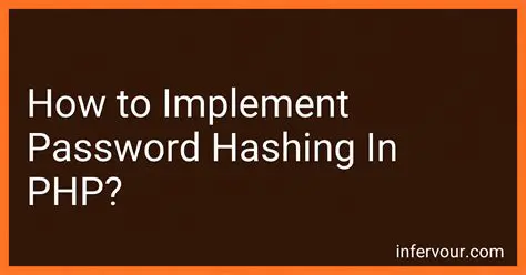 Implement Password Hashing
