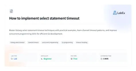 Implement timeout handling
