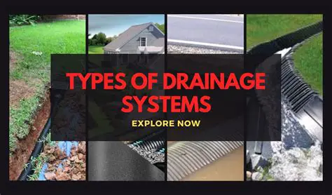 Implementation of the drainage system