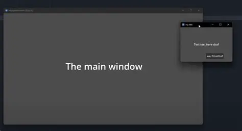 Implementing Multiple Windows