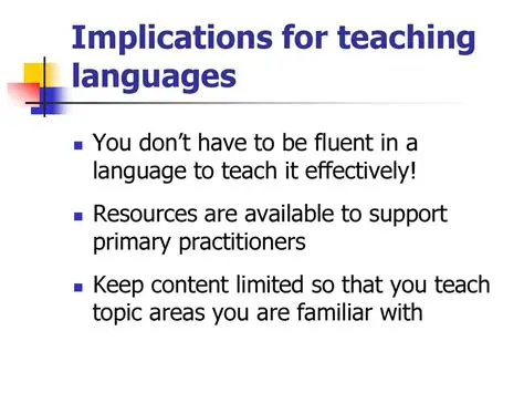 Implications for Language Use
