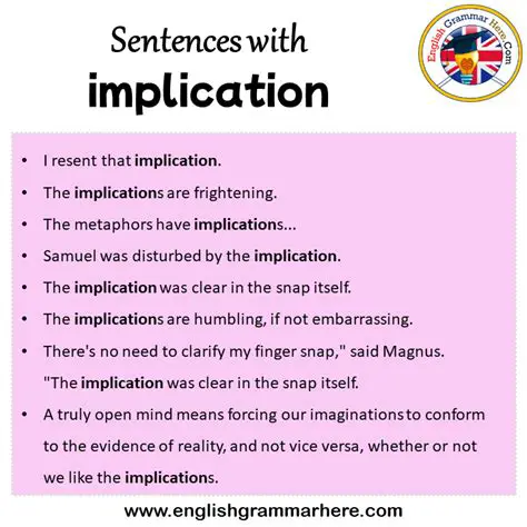Implications in the English Language