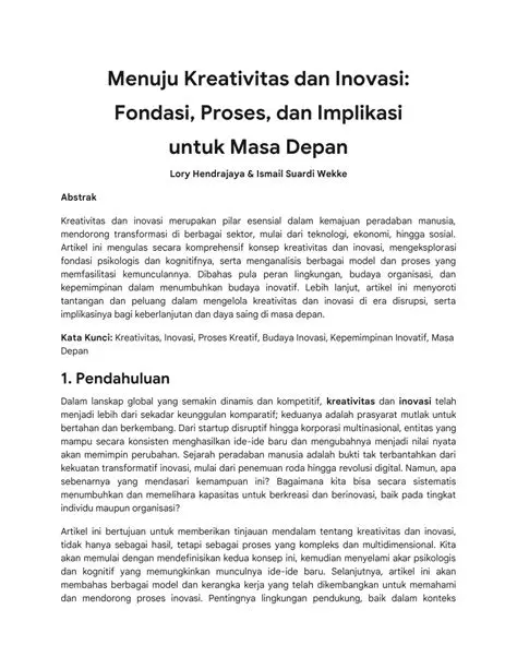 Implikasi untuk Masa Depan