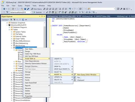 Import data directly into an existing Microsoft SQL Server database