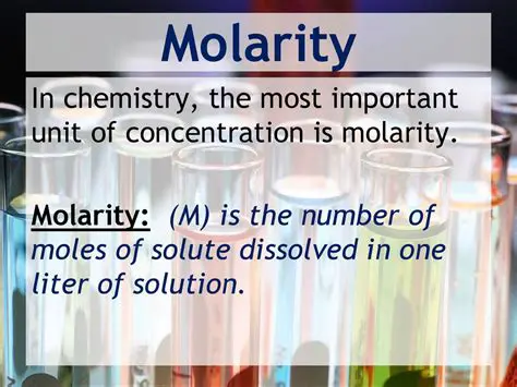 Importance of Molarity in Chemistry
