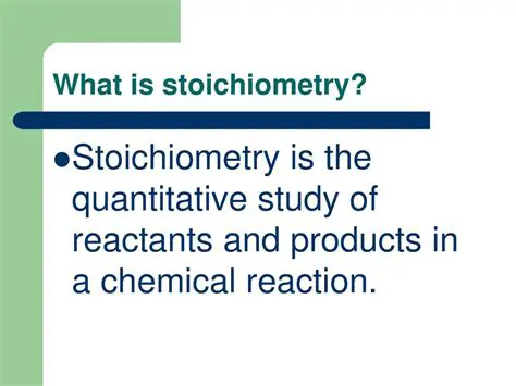 Importance of Stoichiometry