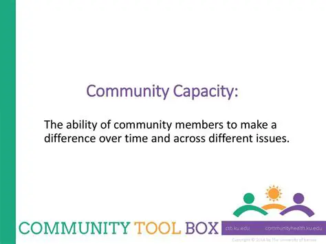 Improve community capacity