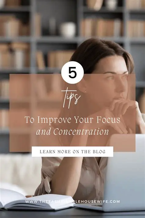 Improve your focus and concentration