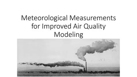 Improved air quality modeling