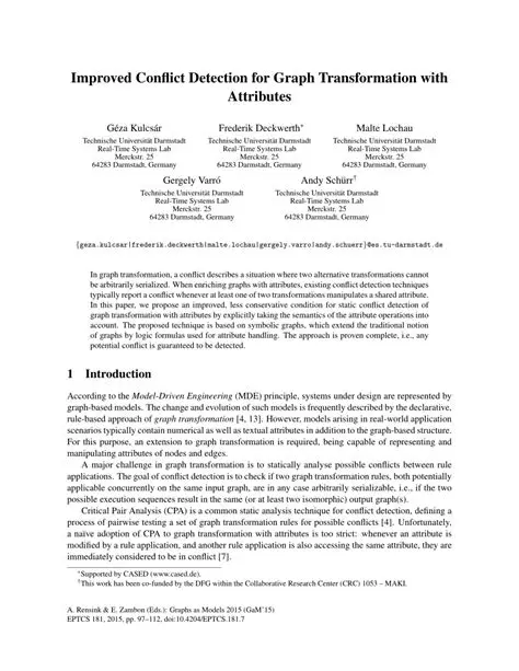 Improved conflict detection