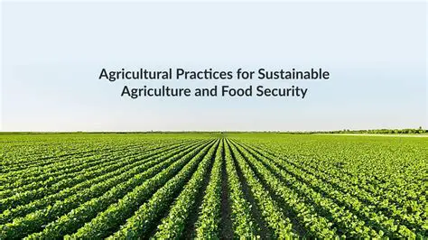 Improvement of agricultural practices