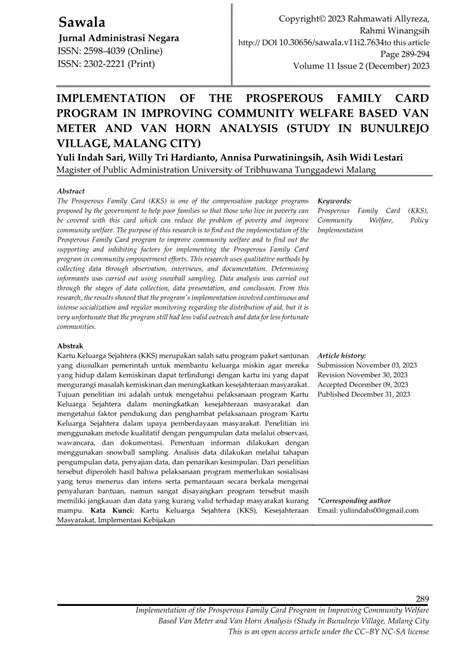 Improving community welfare