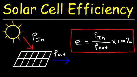 Improving the efficiency of the solar cell system