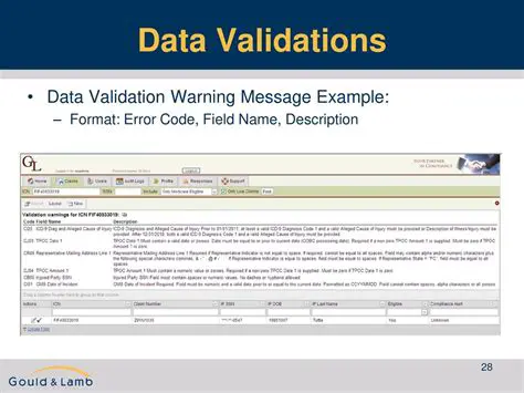 Improving the validation warning