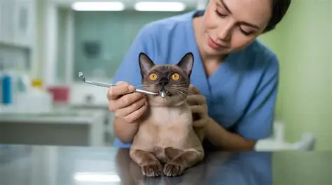 In a veterinary examination