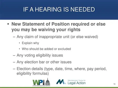 Inappropriate Position Requirements