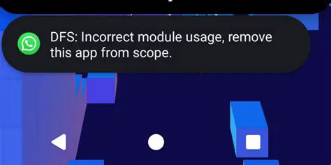 Incorrect module registration
