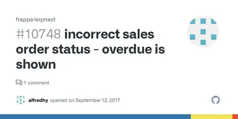 Incorrect order status code