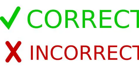 Incorrect placement of symbols