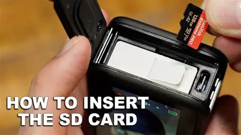 Incorrect SD card insertion