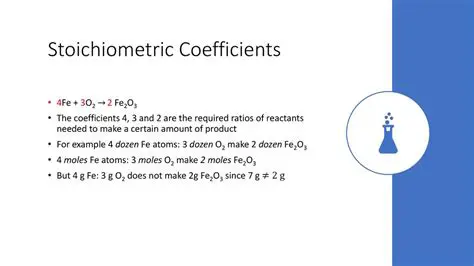 Incorrect stoichiometric coefficients