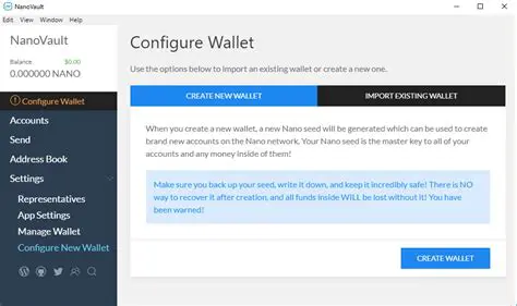 Incorrect wallet configuration