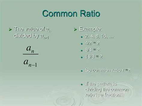 Incorrectly calculating the common ratio