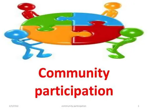 Increase community participation