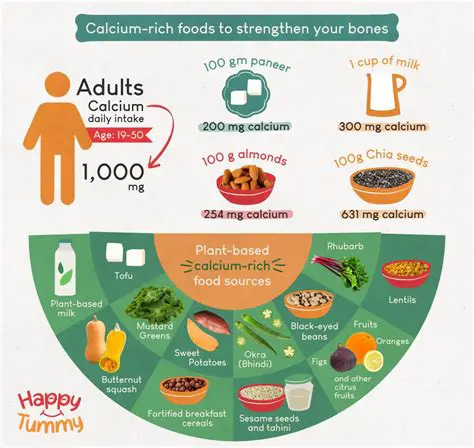 Increase education about calcium intake
