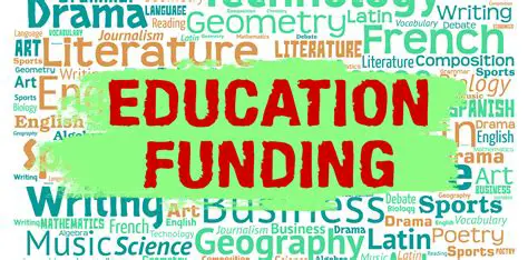 Increased funding for education