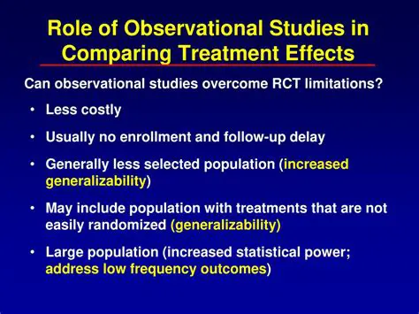 Increased generalizability
