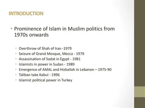 Increased understanding of Islamic politics