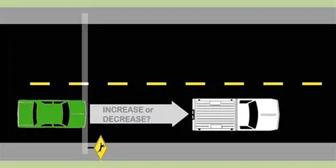 Increasing following distance