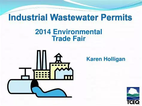 Industrial wastewater permits