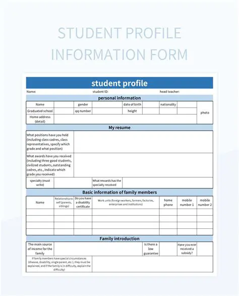 Information Program Profile Information