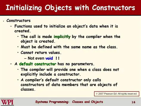 Initialize objects before using them