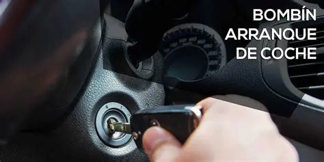 Inserta la llave en el contacto del coche