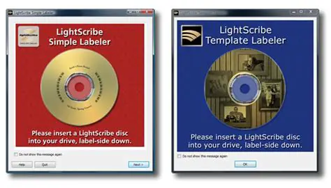 Install the LightScribe Template Labeler