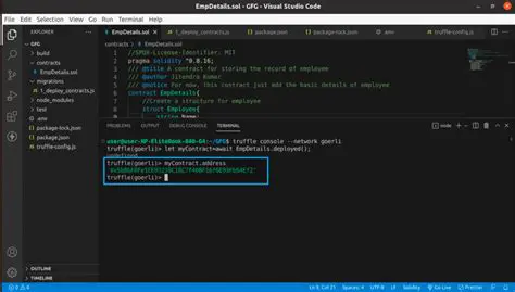 Install the Truffle Console Contract