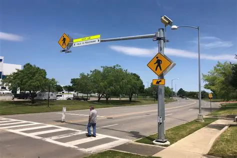 Installing a pedestrian crossing signal