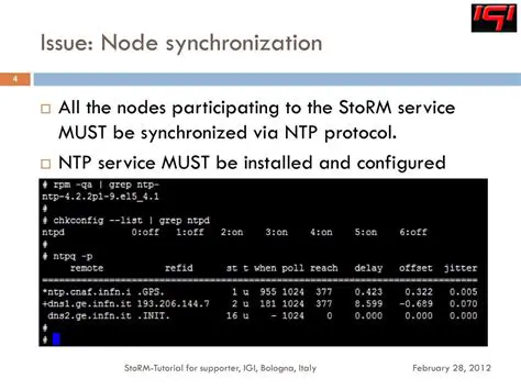 Insufficient node synchronization