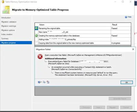 Insufficient system memory