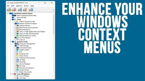 Integration with Context Menu