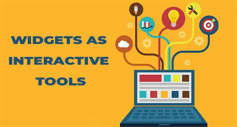 Interactive Tools and Widgets